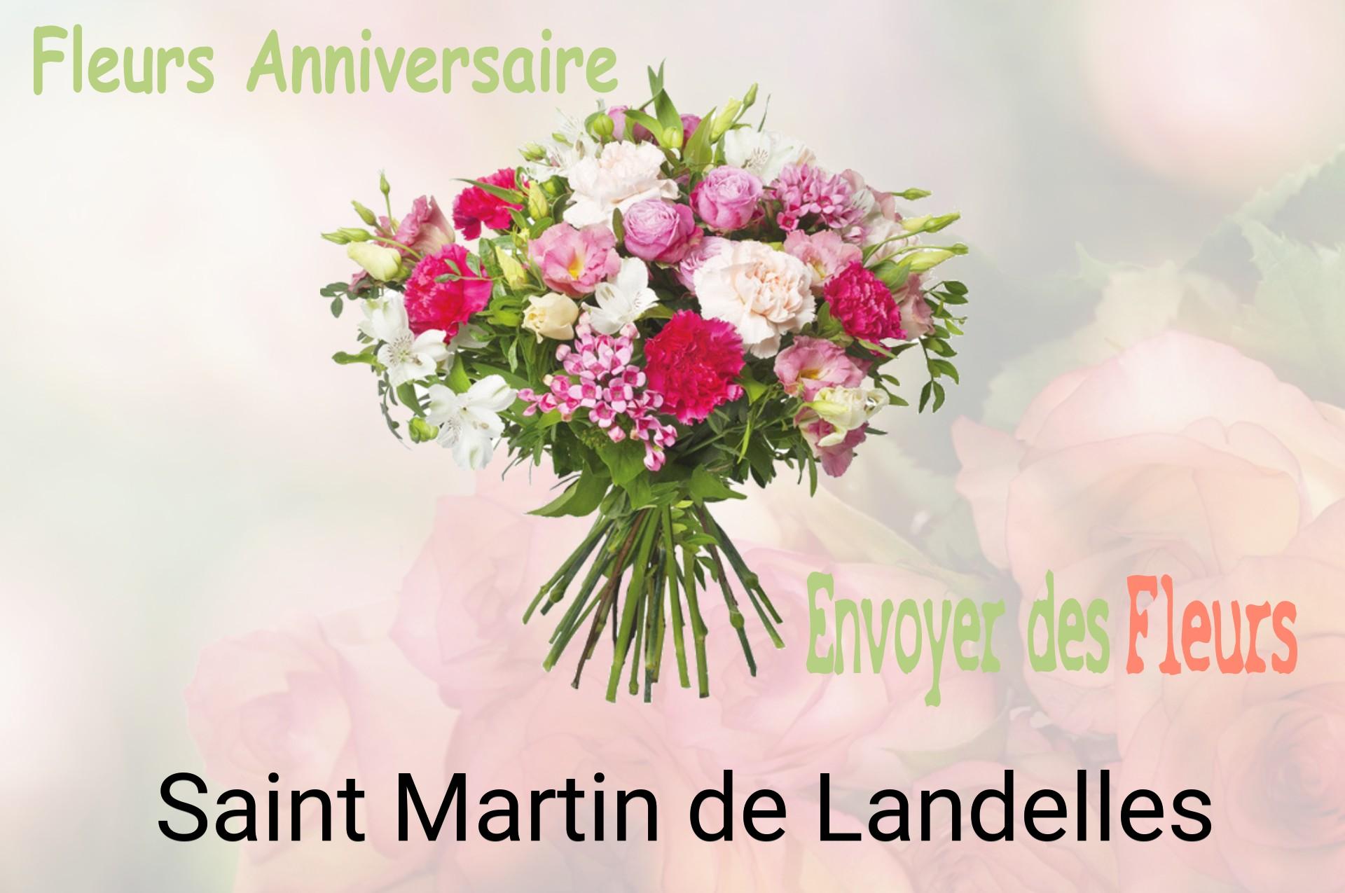 Bouquet de fleurs d’anniversaire livré à Saint-Martin-de-Landelles